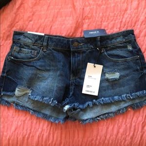 Forever 21 low rise shorts